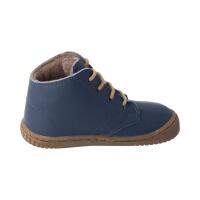 SOFT-TOE Halbschuh ocean bio nappa leather woolfleece laces Weite/M 22