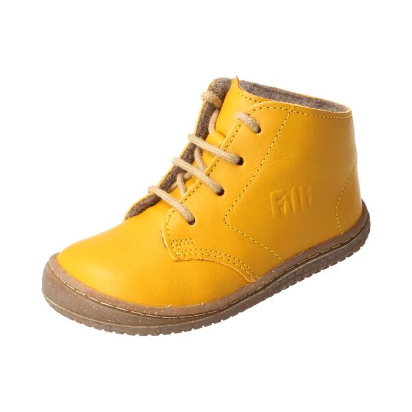 SOFT-TOE Halbschuh mustard bio nappa leather woolfleece Weite/M 24