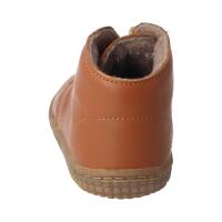 SOFT-TOE Halbschuh chestnut bio nappa leather woolfleece laces Weite/M 23