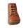 SOFT-TOE Halbschuh chestnut bio nappa leather woolfleece laces Weite/M 23