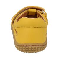 KAIIMAN Sandale mustard bio nappa leather Klettverschluss Weite/M 27