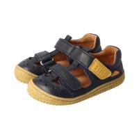 KAIIMAN Sandale navy bio nappa leather Klettverschluss Weite/W