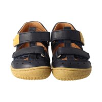 KAIIMAN Sandale navy bio nappa leather Klettverschluss Weite/W