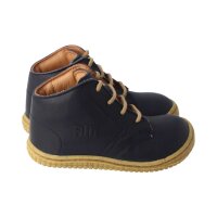 SOFT-TOE Halbschuh navy bio nappa leather laces Weite/M 25