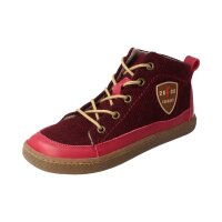 BE-HAPPY Winterstiefel cranberry bio nappa woolfleece...