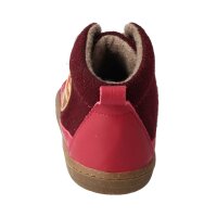 BE-HAPPY Winterstiefel cranberry bio nappa woolfleece Weite/M
