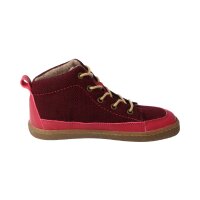BE-HAPPY Winterstiefel cranberry bio nappa woolfleece Weite/M
