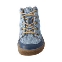 BE-HAPPY Halbschuh sky bio nappa woolfleece Weite/M