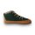 BE-HAPPY Halbschuh olive bio nappa woolfleece Weite/M