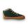 BE-HAPPY Halbschuh olive bio nappa woolfleece Weite/M 38