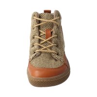 BE-HAPPY Halbschuh chestnut  bio nappa woolfleece Weite/M