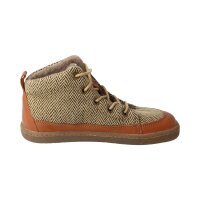BE-HAPPY Halbschuh chestnut  bio nappa woolfleece Weite/M