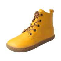 HAPPY-FEET Winterstiefel mustard  bio nappa leather...