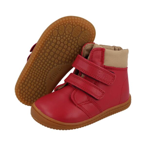 HIMALAYA Winterstiefel TEX-Membrane cranberry bio nappa leather wool Klettverschluss Weite/M 35
