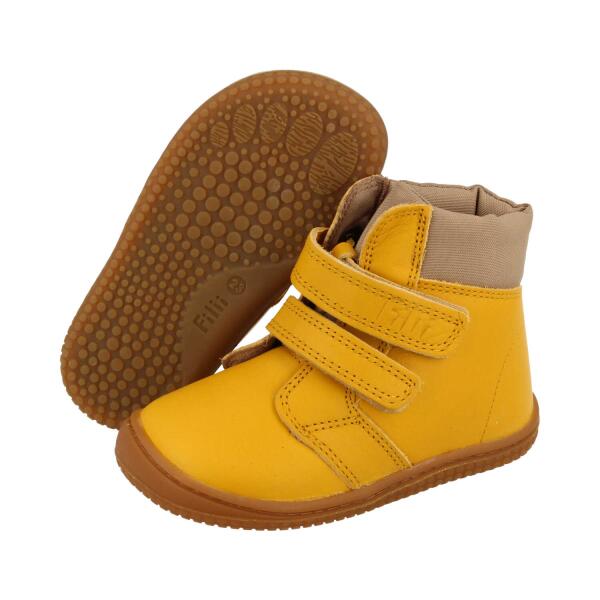 HIMALAYA Winterstiefel mustard TEX-Membrane bio nappa leather wool Klettverschluss Weite/M 35