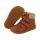 HIMALAYA Winterstiefel TEX-Membrane chestnut bio nappa leather wool Klettverschluss Weite/M