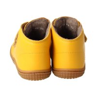 SOFT-FEET Halbschuh mustard bio nappa leather fleece Klettverschluss Weite/M