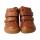 SOFT-FEET Halbschuh chestnut bio nappa leather wool Klettverschluss Weite/M