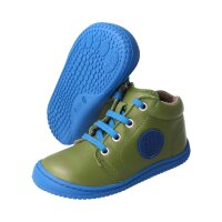 GECK Halbschuh khaki nappa leather fleece laces Weite/M