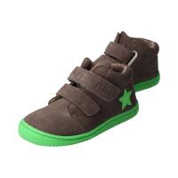CHAMELIION Halbschuh graphit velours leather fleece Klettverschluss Weite/M