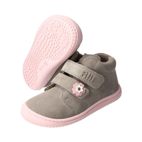 CHAMELIION Halbschuh stone velours leather fleece Klettverschluss Weite/M 32