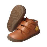 CHAMELIION Halbschuh chestnut nappa leater fleece laces...