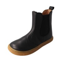 CHELSEA-CITY Stiefel black nappa leather zipper Weite/M