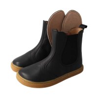 CHELSEA-CITY Stiefel black nappa leather zipper Weite/M