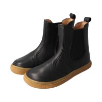 CHELSEA-CITY Stiefel black nappa leather zipper Weite/M