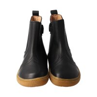CHELSEA-CITY Stiefel black nappa leather zipper Weite/M
