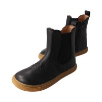 CHELSEA-CITY Stiefel black nappa leather zipper Weite/M