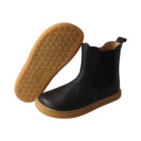 CHELSEA-CITY Stiefel black nappa leather zipper Weite/M