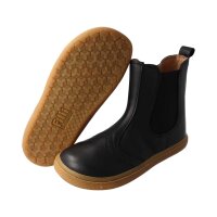 CHELSEA-CITY Stiefel black nappa leather zipper Weite/M 34