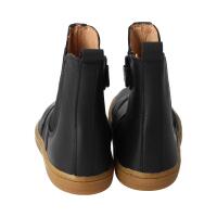 CHELSEA-CITY Stiefel black nappa leather zipper Weite/M 38