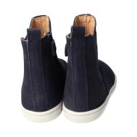 CHELSEA-CITY Stiefel glitter navy nappa leather zipper Weite/M
