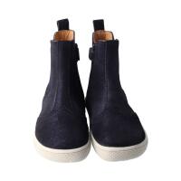 CHELSEA-CITY Stiefel glitter navy nappa leather zipper Weite/M 35