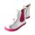 CHELSEA-CITY Stiefel silver nappa leather zipper Weite/M 34
