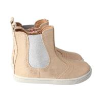 CHELSEA-CITY Stiefel glitter rose nappa leather zipper Weite/M 27