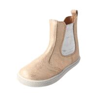 CHELSEA-CITY Stiefel glitter rose nappa leather zipper Weite/M 31