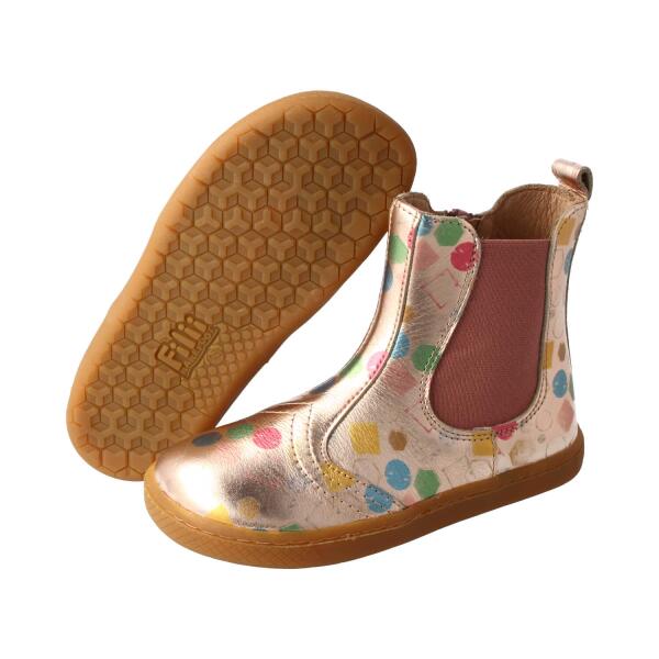 CHELSEA-CITY Stiefel multi. rose nappa leather zipper Weite/M 29