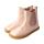 CHELSEA-CITY Stiefel glitter pink nappa leather zipper Weite/M 31