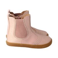 CHELSEA-CITY Stiefel glitter pink nappa leather zipper Weite/M 33