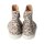 CHELSEA-CITY Stiefel glitter LEO Halbschuh nappa leather zipper Weite/M