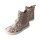CHELSEA-CITY Stiefel glitter LEO Halbschuh nappa leather zipper Weite/M 39