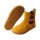 CHELSEA-CITY Winterstiefel mustard velours leather fleece zipper Weite/M 35