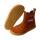 CHELSEA-CITY Winterstiefel chestnut velours leather fleece zipper Weite/M 31