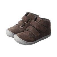SNAIL Halbschuh graphit velours leather fleece Klettverschluss Weite/S