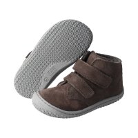SNAIL Halbschuh graphit velours leather fleece Klettverschluss Weite/S