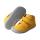 SNAIL Halbschuh mustard velours leather fleece Klettverschluss Weite/S 23