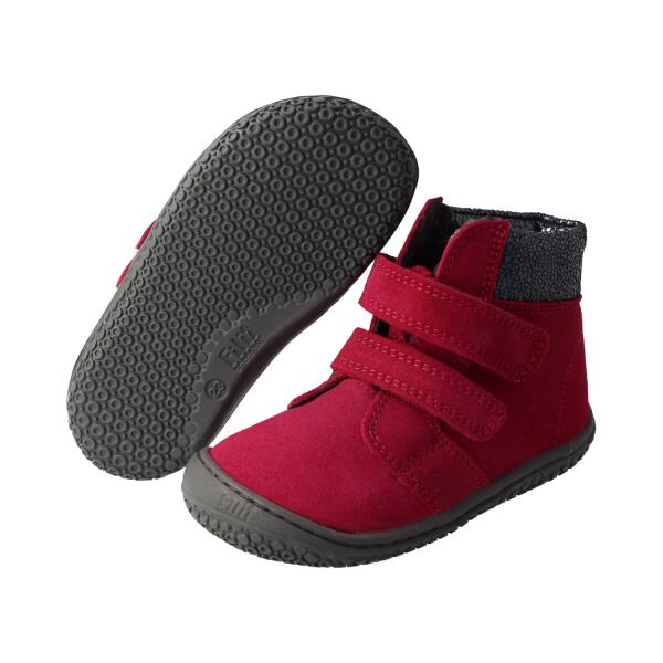 HIMALAYA Winterstiefel TEX-Membrane pink velours leather wool Klettverschluss Weite/S 23